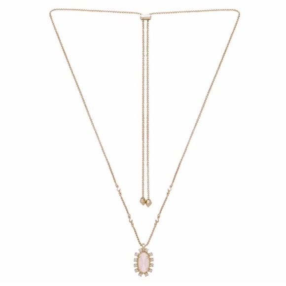KENDRA SCOTT • Rose Quartz Brett Necklace - Picture 4 of 5
